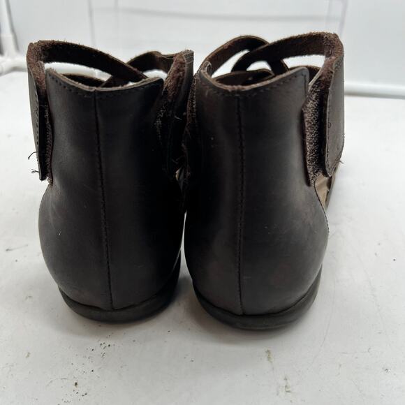 Naot Gladiator Sandals Womens 38 US 7 Brown Leather Strappy ankle - Picture 6 of 8